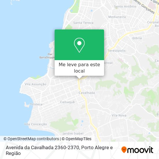Avenida da Cavalhada 2360-2370 mapa