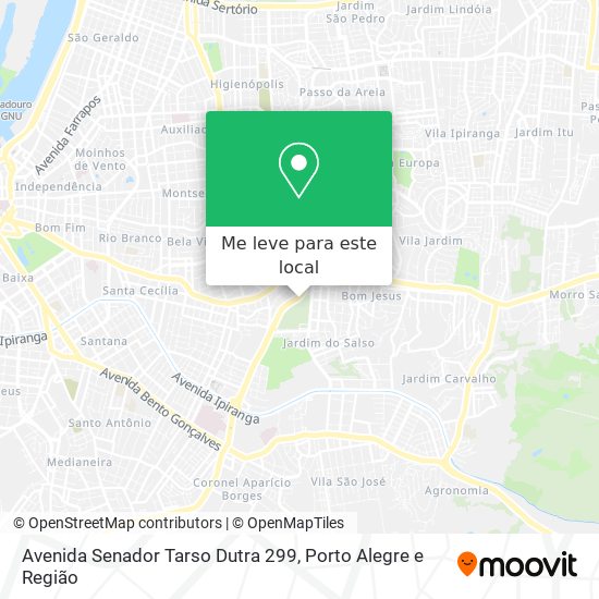 Avenida Senador Tarso Dutra 299 mapa