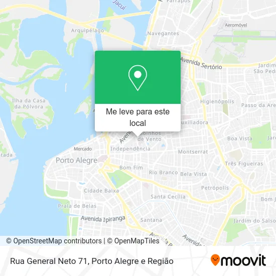 Rua General Neto 71 mapa