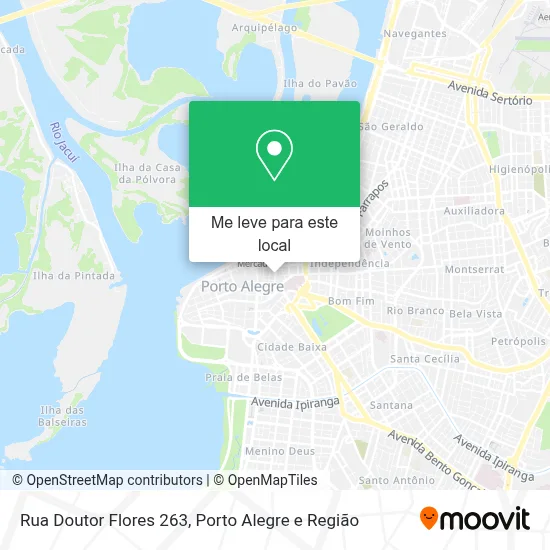 Rua Doutor Flores 263 mapa
