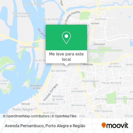Avenida Pernambuco mapa