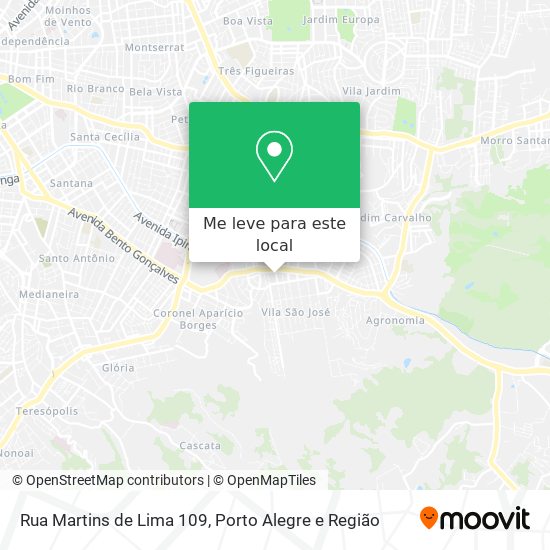 Rua Martins de Lima 109 mapa