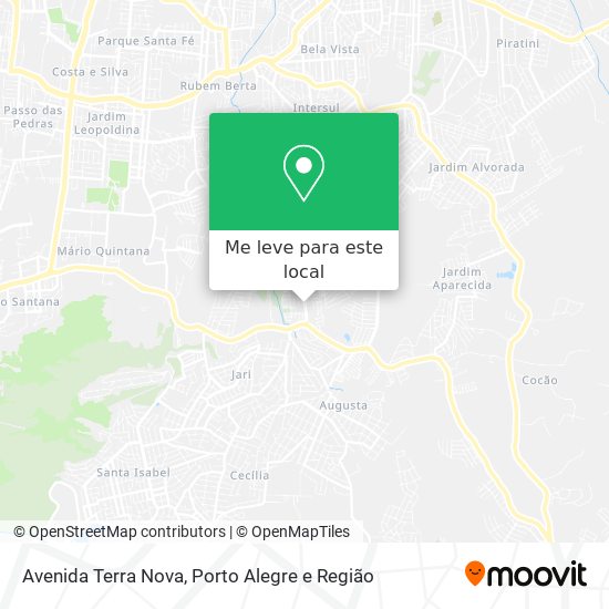 Avenida Terra Nova mapa