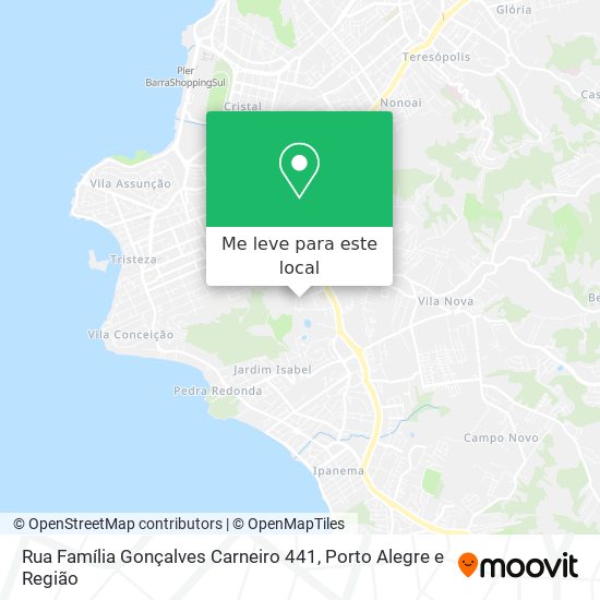 Rua Família Gonçalves Carneiro 441 mapa
