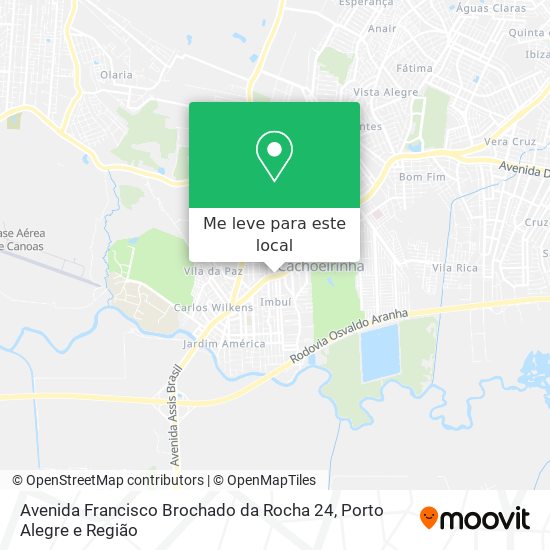 Avenida Francisco Brochado da Rocha 24 mapa