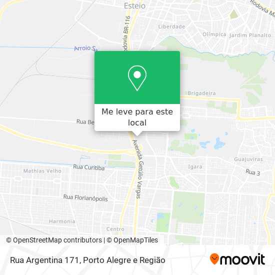 Rua Argentina 171 mapa