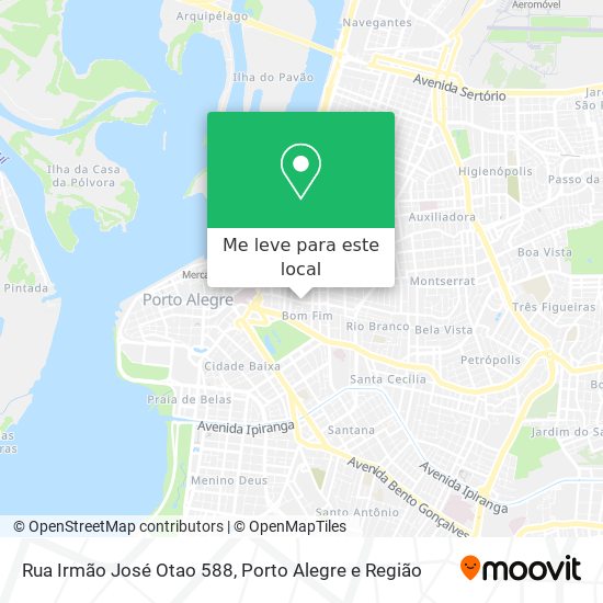 Rua Irmão José Otao 588 mapa