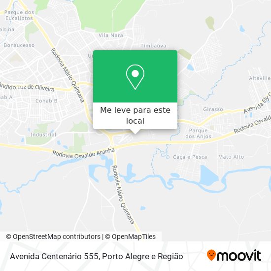 Avenida Centenário 555 mapa