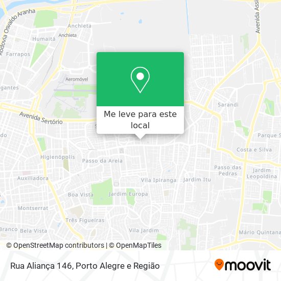 Rua Aliança 146 mapa