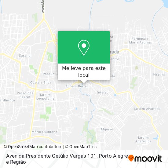Avenida Presidente Getúlio Vargas 101 mapa