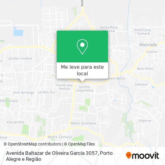 Avenida Baltazar de Oliveira García 3057 mapa