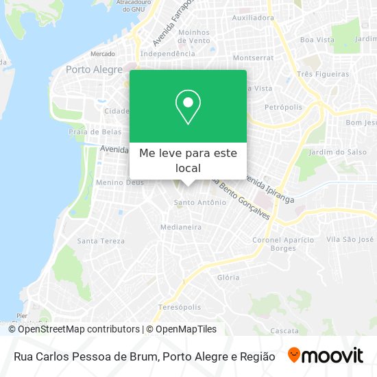 Rua Carlos Pessoa de Brum mapa
