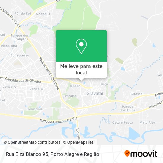 Rua Elza Bianco 95 mapa