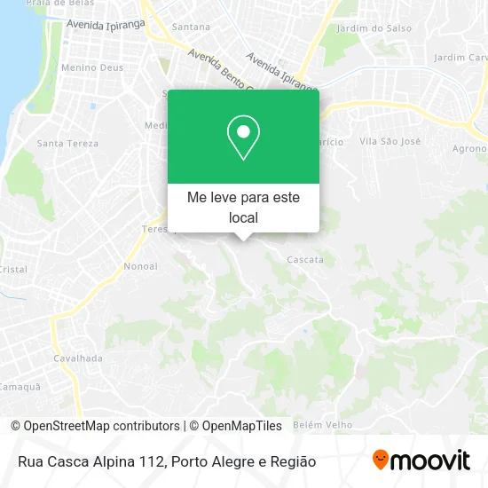 Rua Casca Alpina 112 mapa
