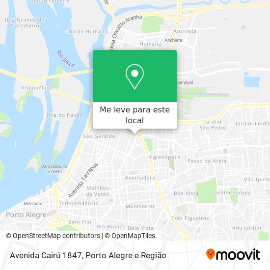 Avenida Cairú 1847 mapa