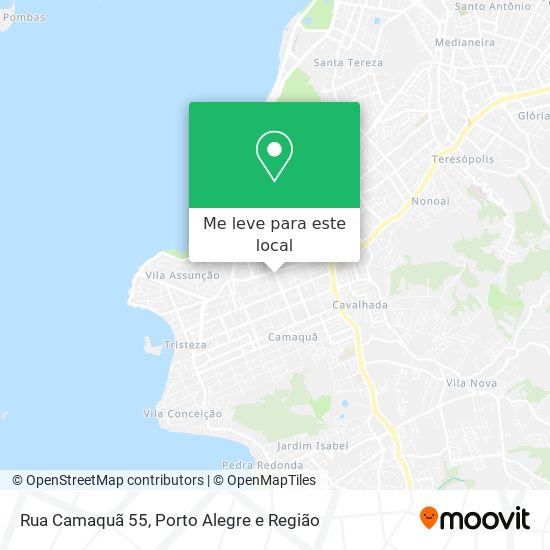 Rua Camaquã 55 mapa