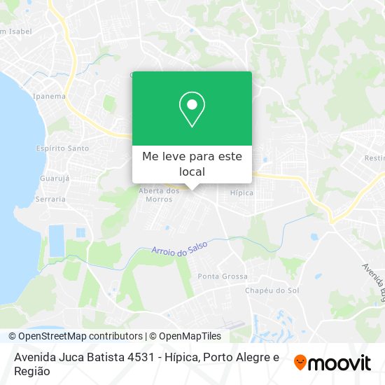 Avenida Juca Batista 4531 - Hípica mapa