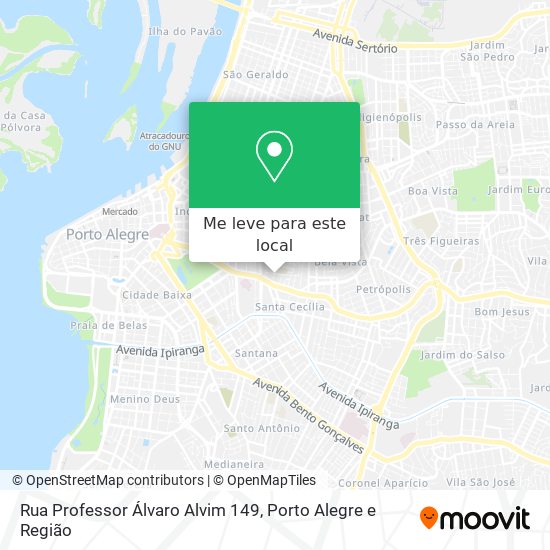 Rua Professor Álvaro Alvim 149 mapa
