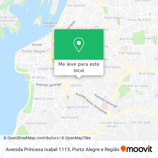 Avenida Princesa Isabel 1115 mapa