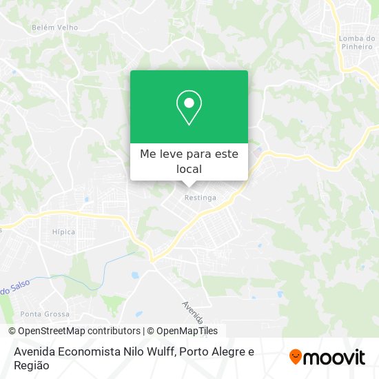 Avenida Economista Nilo Wulff mapa