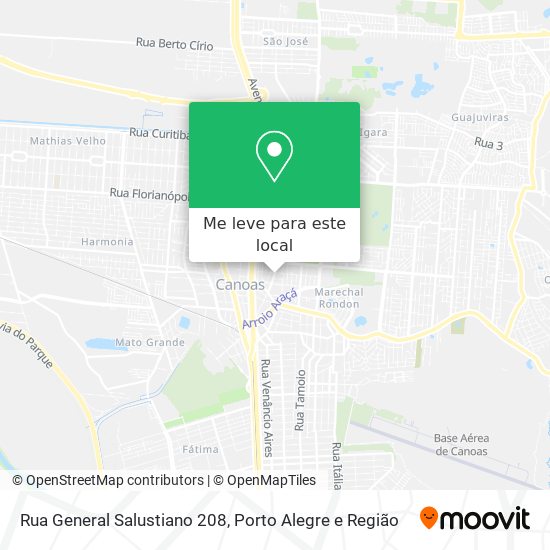 Rua General Salustiano 208 mapa