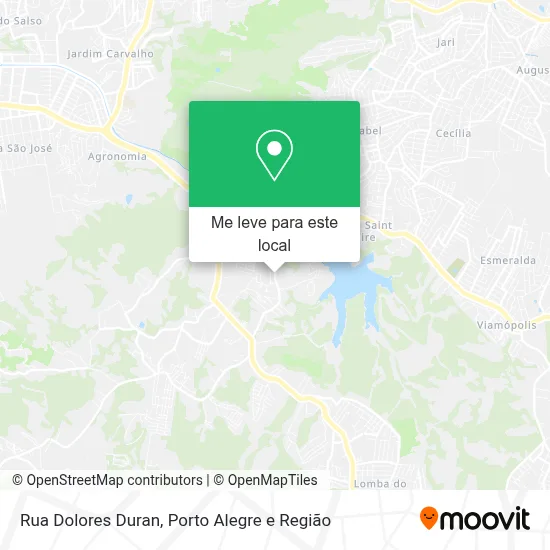 Rua Dolores Duran mapa