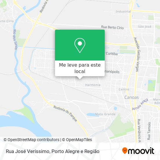Rua José Veríssimo mapa