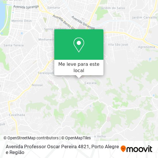 Avenida Professor Oscar Pereira 4821 mapa