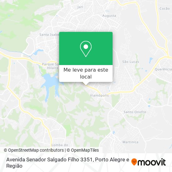 Avenida Senador Salgado Filho 3351 mapa