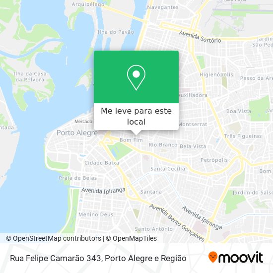 Rua Felipe Camarão 343 mapa