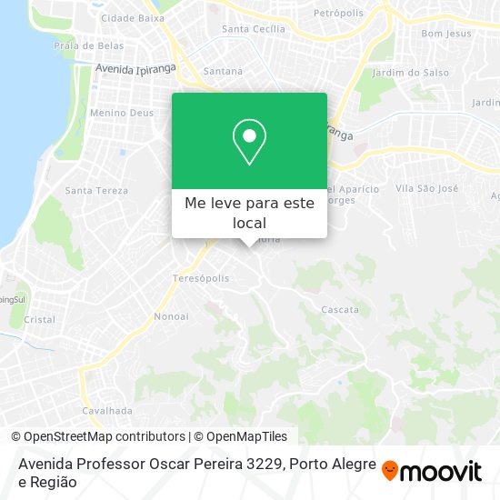 Avenida Professor Oscar Pereira 3229 mapa