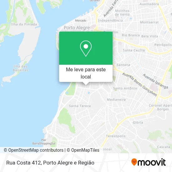 Rua Costa 412 mapa