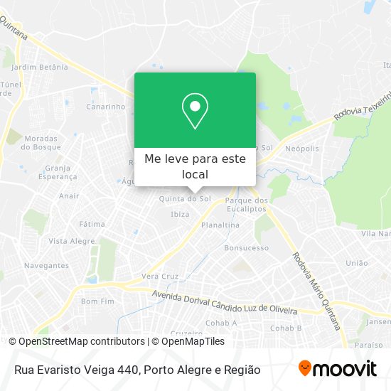 Rua Evaristo Veiga 440 mapa