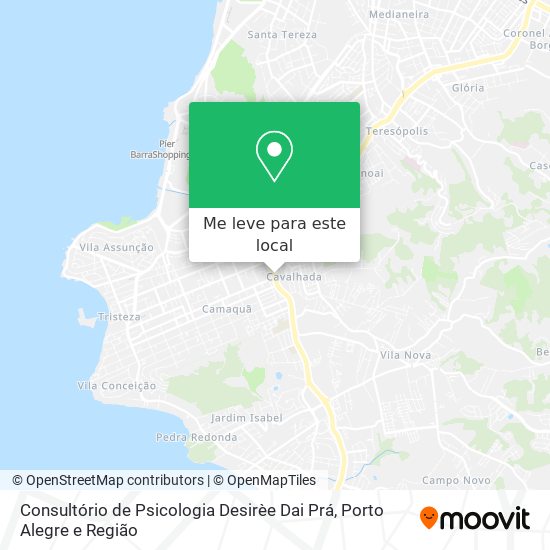 Consultório de Psicologia Desirèe Dai Prá mapa