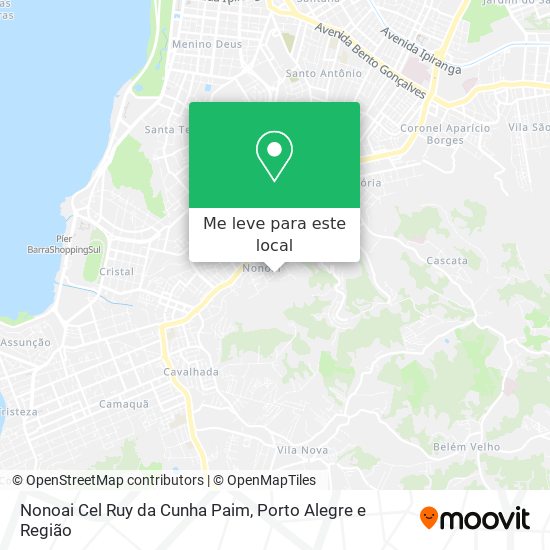 Nonoai Cel Ruy da Cunha Paim mapa