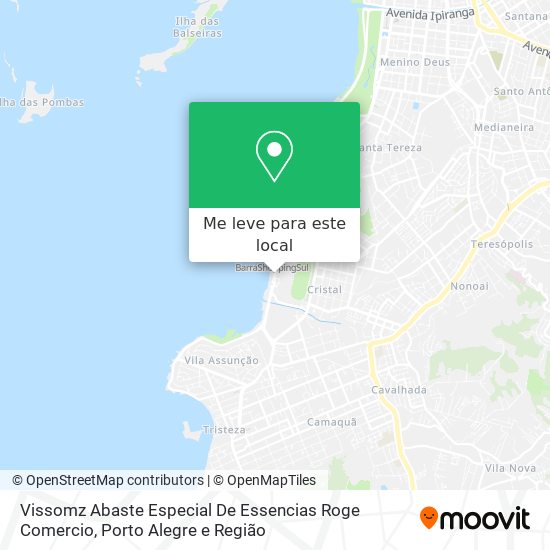 Vissomz Abaste Especial De Essencias Roge Comercio mapa