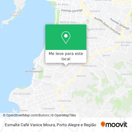 Esmalte Café Vanice Moura mapa