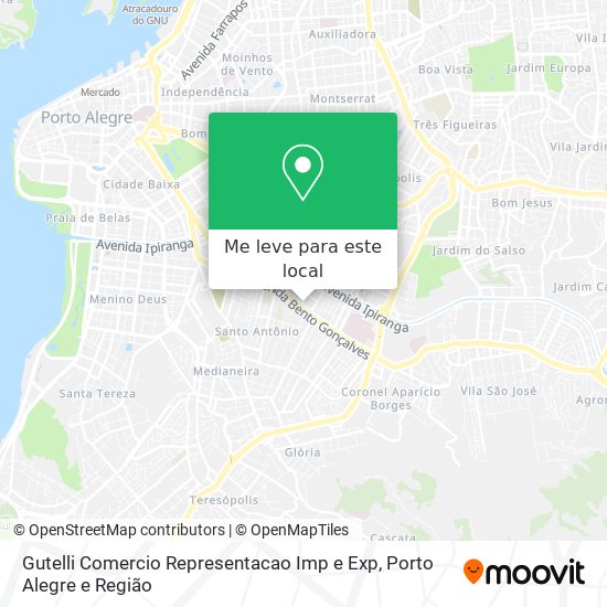 Gutelli Comercio Representacao Imp e Exp mapa