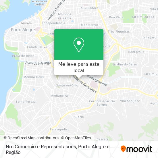 Nrn Comercio e Representacoes mapa