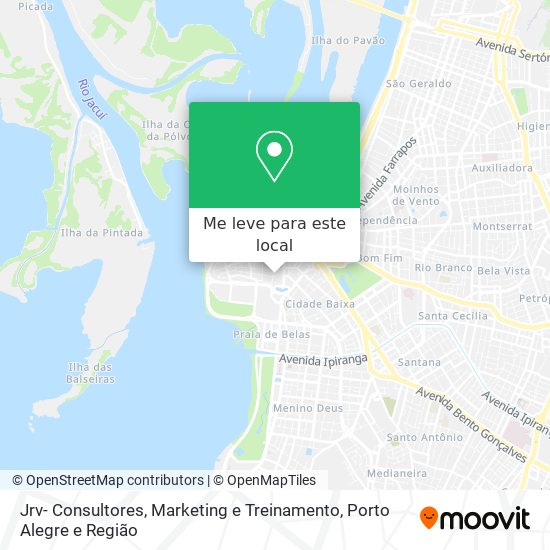 Jrv- Consultores, Marketing e Treinamento mapa