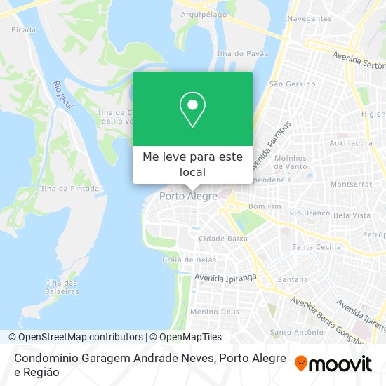 Condomínio Garagem Andrade Neves mapa