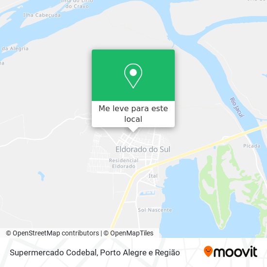 Supermercado Codebal mapa