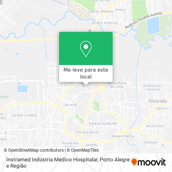 Instramed Indústria Médico Hospitalar mapa