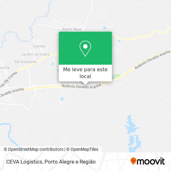 CEVA Logistics mapa