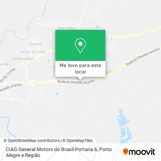 CIAG General Motors do Brasil-Portaria 6 mapa