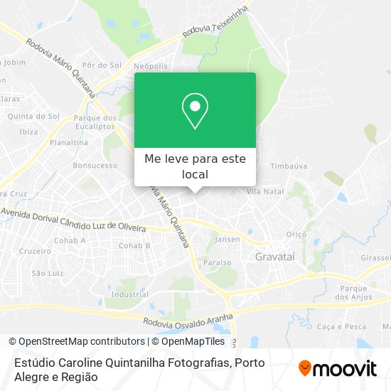 Estúdio Caroline Quintanilha Fotografias mapa