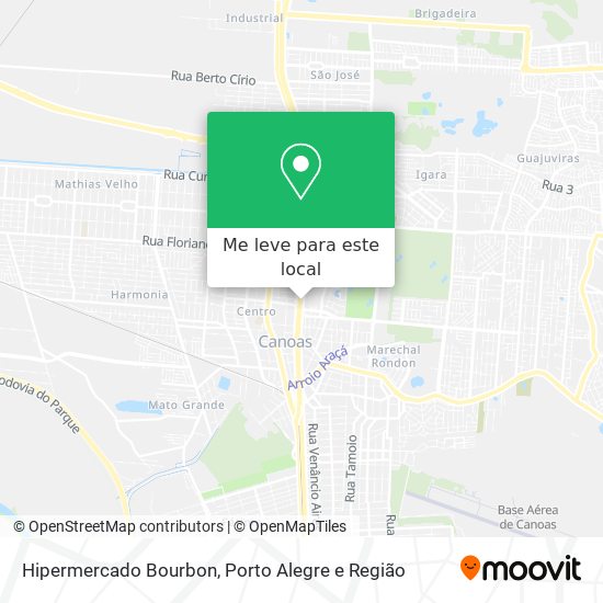 Hipermercado Bourbon mapa