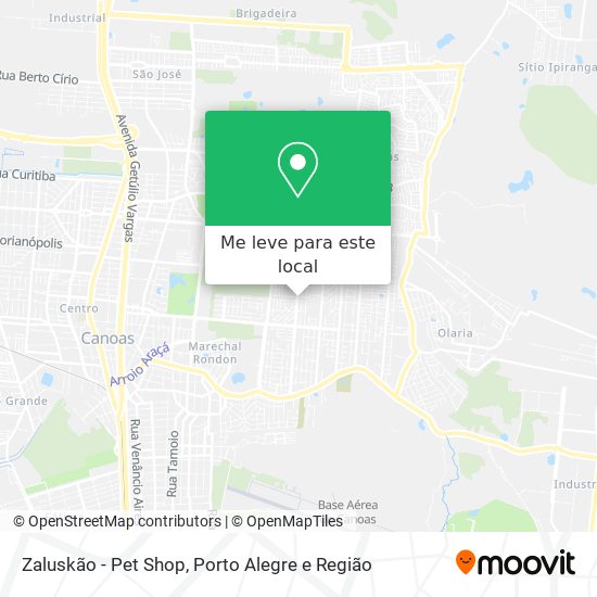 Zaluskão - Pet Shop mapa