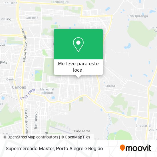 Supermercado Master mapa