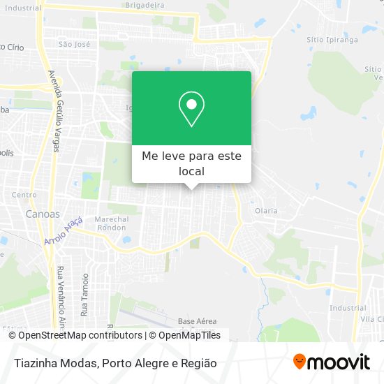 Tiazinha Modas mapa